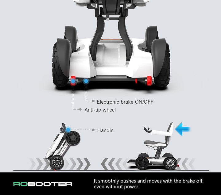 Auto Folding 2-in-1 Mobility Scooter and Electric Wheelchair