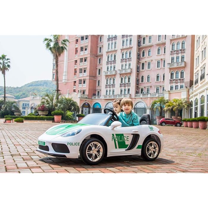 Kids Electric Ride On Police Car