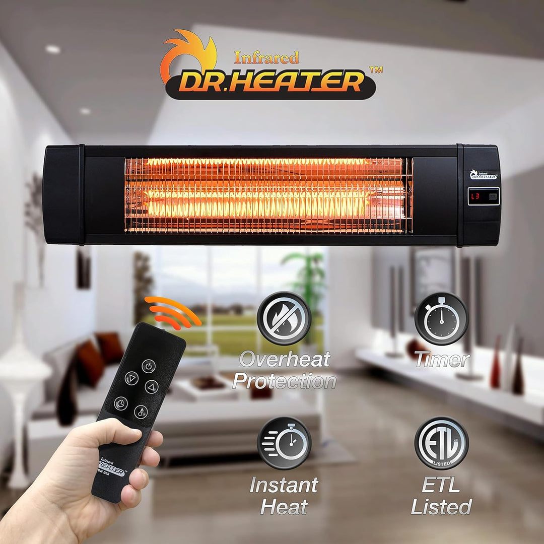 Dr Infrared Heater DR-238 Carbon Infrared Outdoor Heater for Restaurant