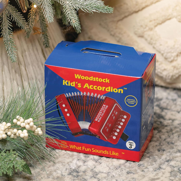 Kid's Accordion (7") with 10 Keys/Buttons