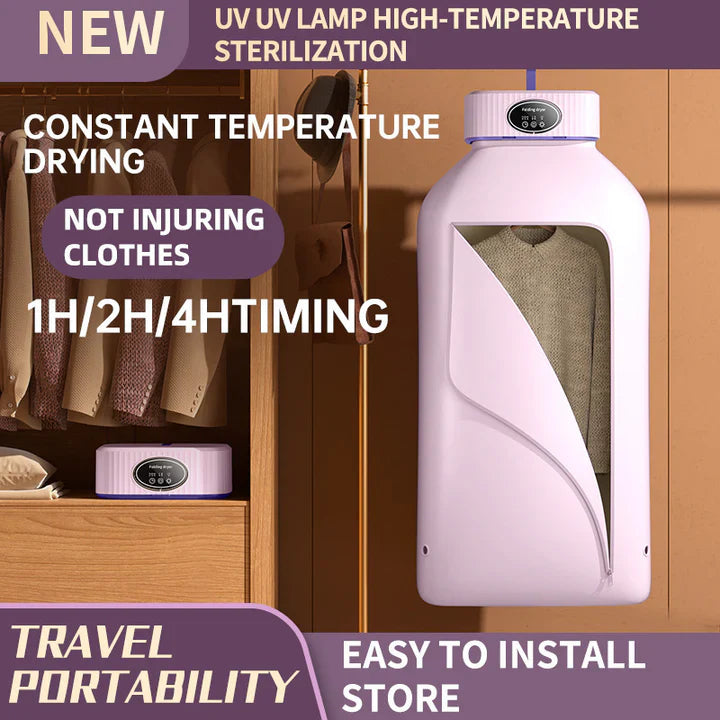 New Foldable Clothes Dryer Portable Travel Household Clothing Iron