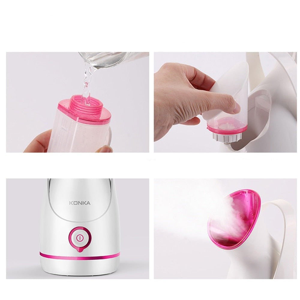 Facial Steamer Humidifier - 140ml Household Skin Care Electric Vaporized